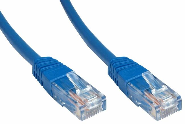 2-metre cat 5 cable in blue