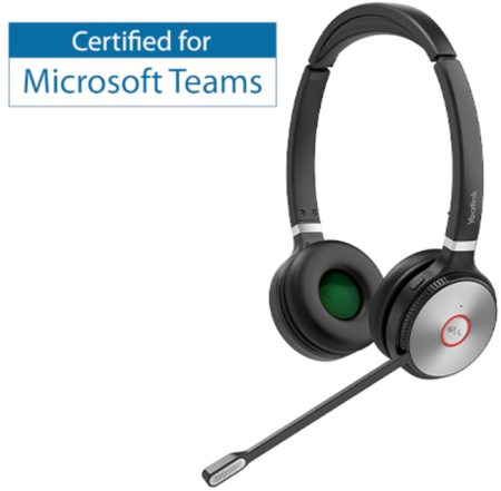 Yealink WH66 Dual Ear over the head DECT headset W/ UC Work Station