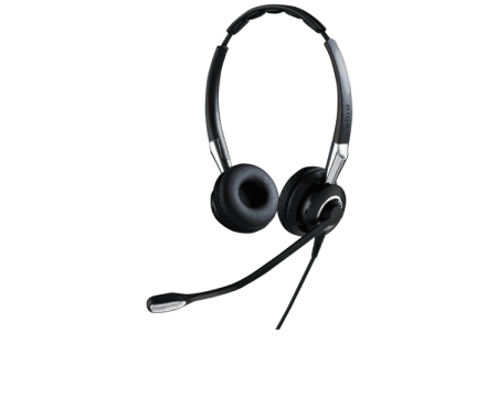 Jabra BIZ 2400 II Duo USB Corded Headset for Voice or Video Conferencing