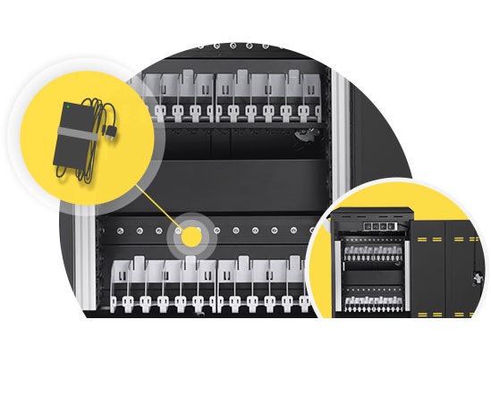 AVer E24c 24 Bay Charger Trolley for Chromebooks