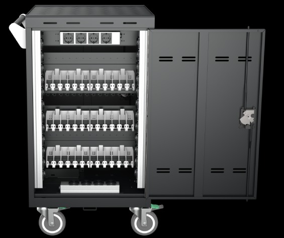 AVer E32c+32 Bay Charger Trolley for Chromebooks / iPads / Laptops up to 15"