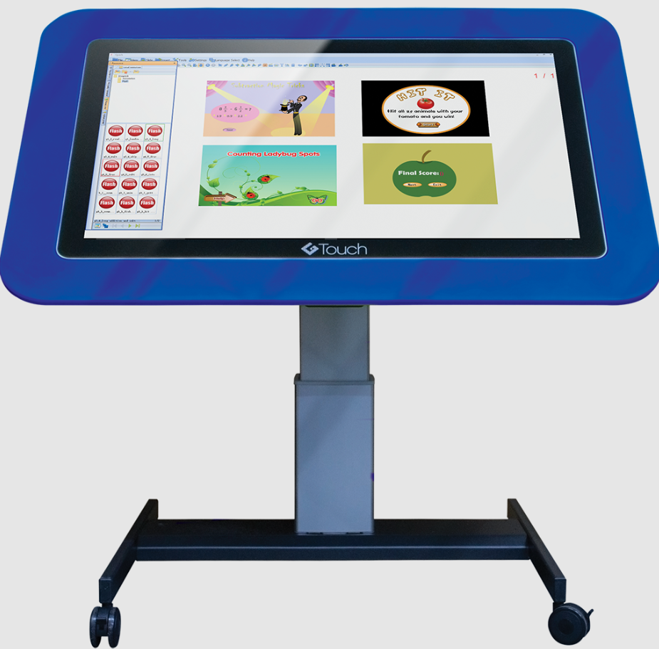 Genee 42" G-Touch Table with software included on High / Low Adjustable Stand