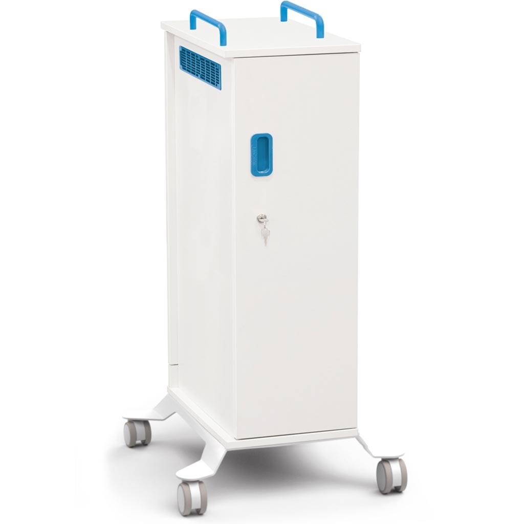 LabCabby Lyte 30 Single Door Tablet USB Mobile Devices up to 11" - Charger Trolley