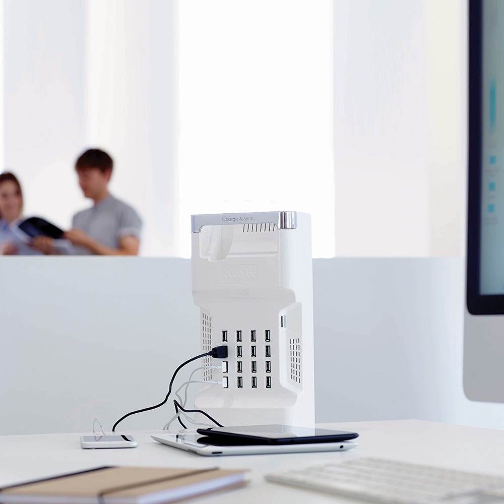 LapCabby BOO16CHSYNC Portable Charge and Sync Solution for 16 Tablets