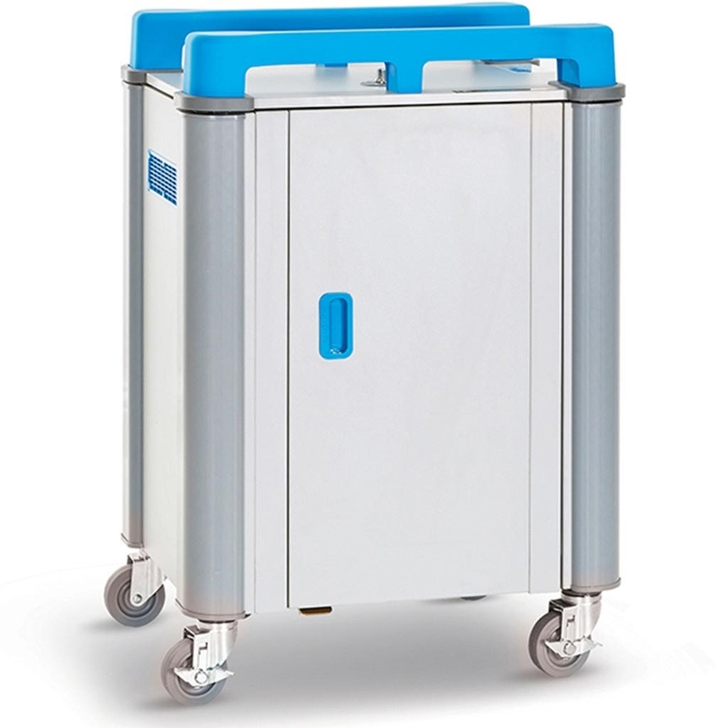 LapCabby TabCabby 20 Device Mobile AC Vertical Charging Trolley for tablets up to 11"