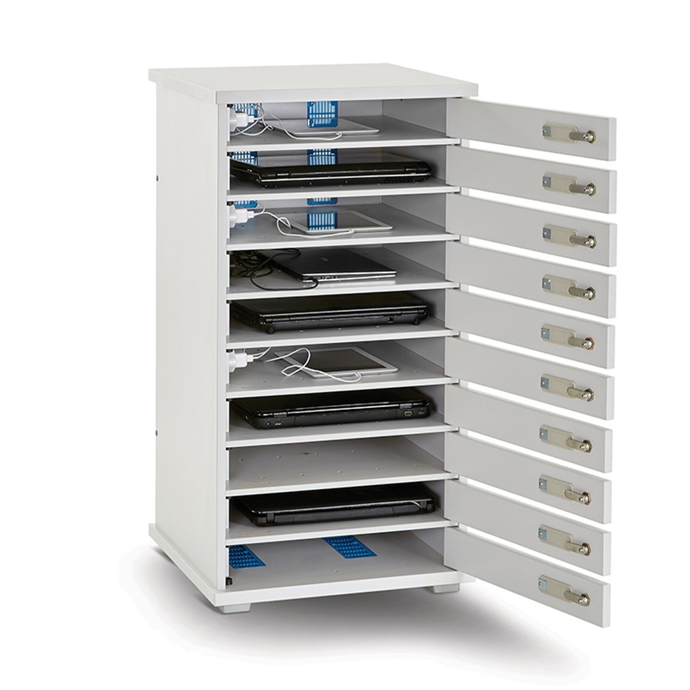 Lapcabby Universal Lyte Multi Door 10 Devices up to 15.6" Station Charger Cabinet
