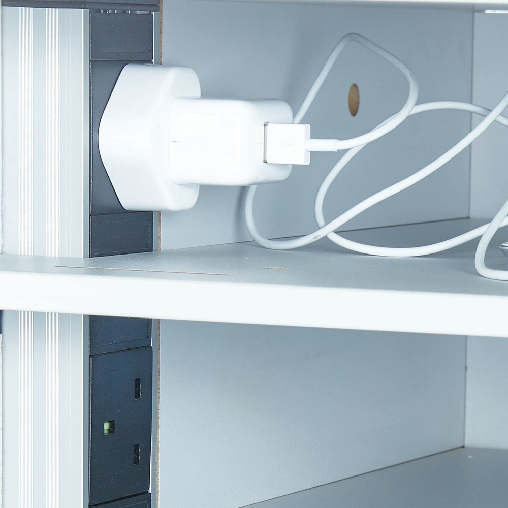 Lapcabby Universal Lyte Multi Door 10 Devices up to 15.6" Station Charger Cabinet